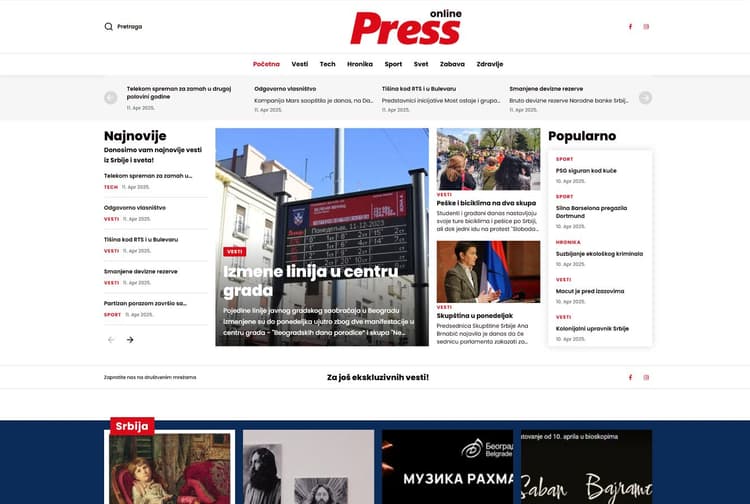 Main image for project: PressOnline