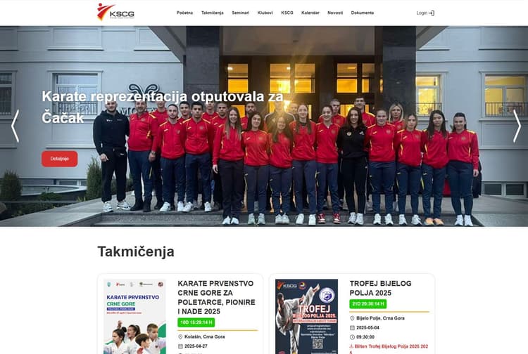 Main image for project: Karate Federation of MNE